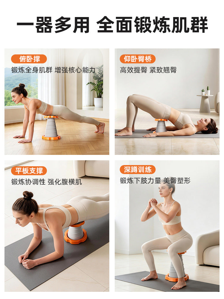 New home-use stand-type push-up assistive device, elastic support stand, abdominal exerciser, home fitness equipment - image 5