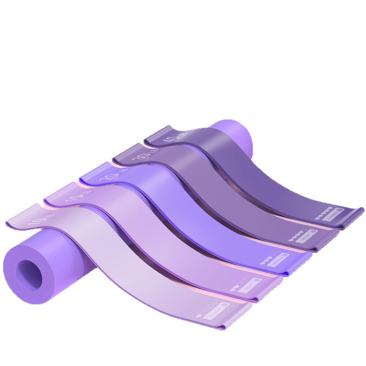 Yoga resistance band fitness tool, tension band for exercise training, stretching the back, shoulders, and hips, home use - image 5