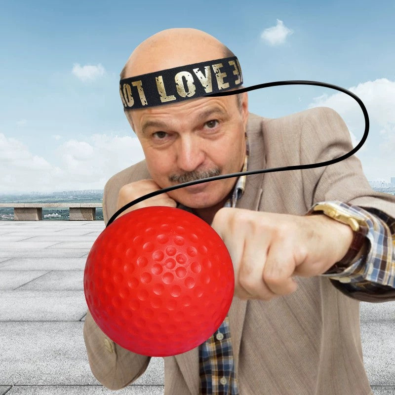 Boxing Reaction Ball for Middle-Aged and Elderly People, Head-Mounted Fitness Ball, Exercise Equipment, Adult Training Rebound Ball - image 5