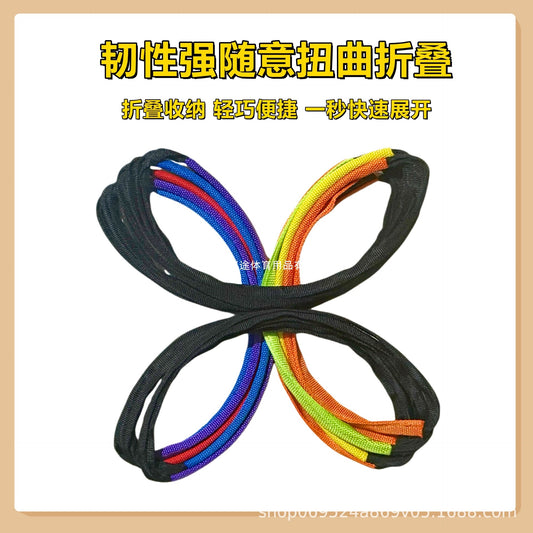 Multifunctional Colorful Butterfly Agility Ladder Folding Jump Ladder Children's Football Basketball Physical Fitness Pace Training Equipment Ladder - image 2