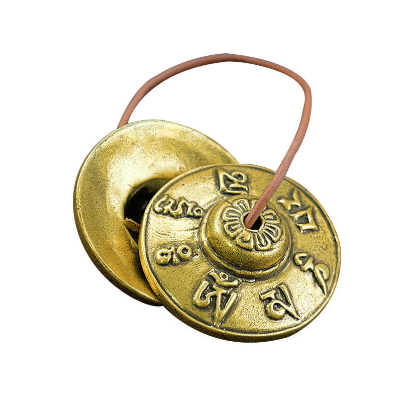 Brass Chimes, Yoga Meditation Chimes, Ethnic Percussion Instruments, Chime Bells, Ritual Bells, Copper Cymbals Ringing - image 5