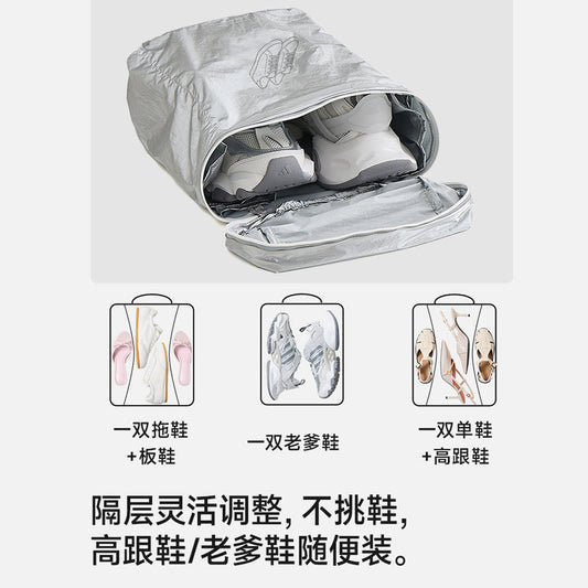 Travel shoe storage bag, waterproof and portable, gym sports shoe bag, large-capacity luggage, dustproof and moisture-proof shoe bag - image 2