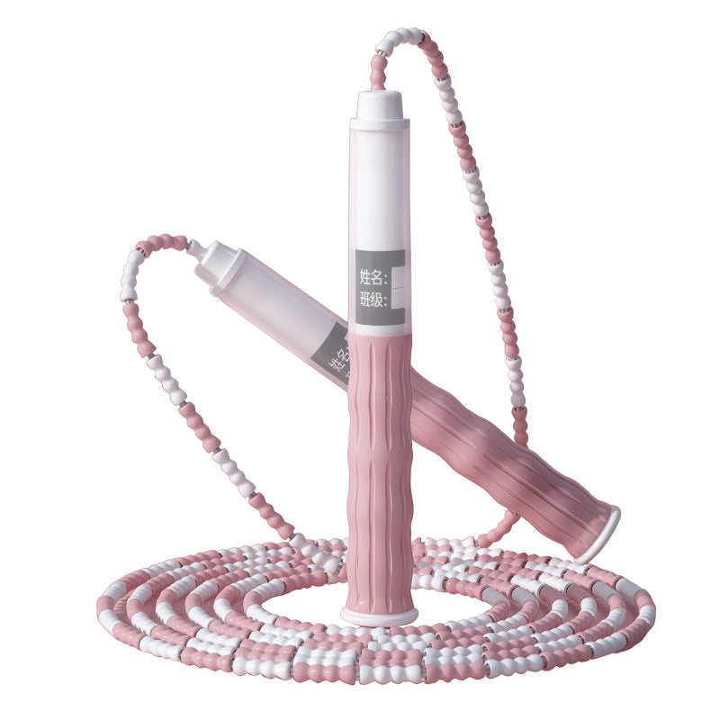 Bamboo-joint jump rope for children, suitable for beginners in kindergarten, physical education exams, and high school entrance exams. PVC rope for fast jumping and aerobic exercise - image 5