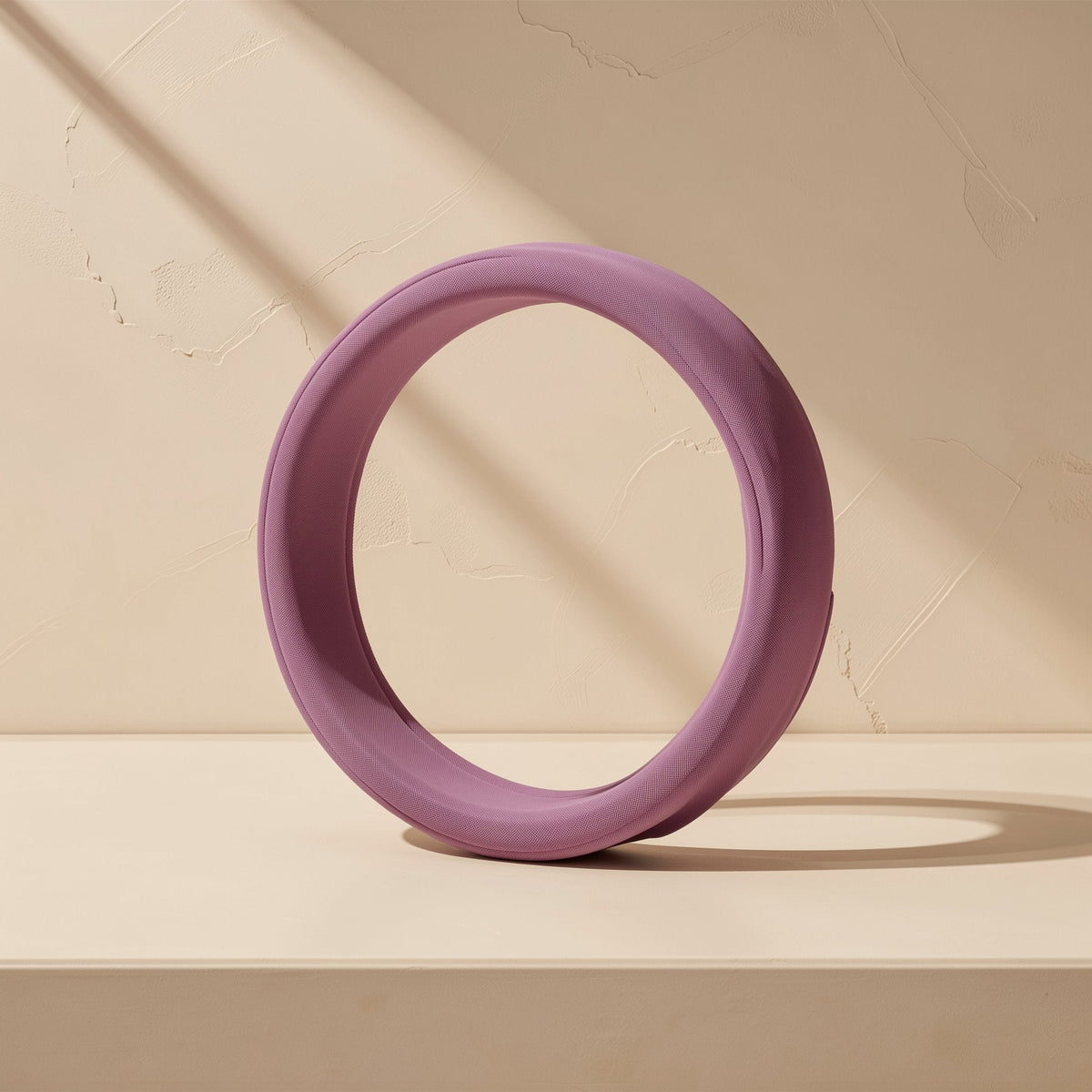 Latex and polyester-cotton resistance loop band for yoga, stretching, and resistance training - view 5