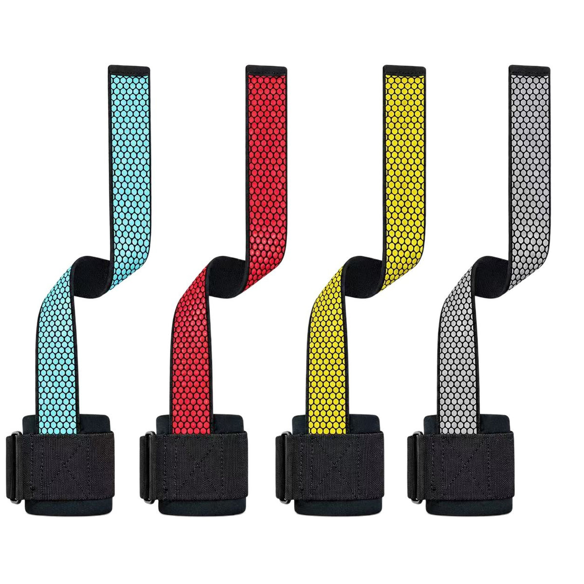 Full silicone wrist support strap, sports strap, grip strap, fitness deadlift strap, pull-up bar strength wrist strap - image 5
