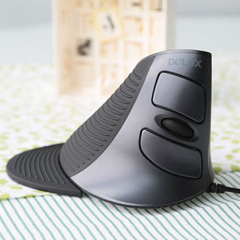 Colorful M618Xu Vertical Mouse Ergonomic Grip Anti-Mouse Hand Wired Mouse Wired Optical Mouse - image 5