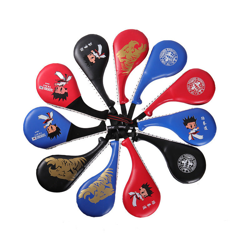 Taekwondo Kick Target Wholesale Children's Boxing Sanda Target Fitness Fighting Training Chicken Leg Target Double-Leaf Side Kicking Target - image 5