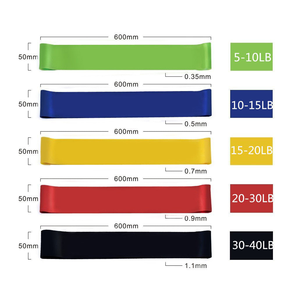 TPE tension ring yoga fitness band resistance band men's and women's fitness fast lifting hip ring rubber elastic belt - image 5