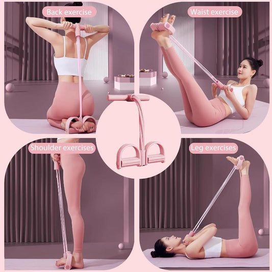 6-Tube Pedal Puller Resistance Rope, Foot Pedal Resistance Band, Yoga…