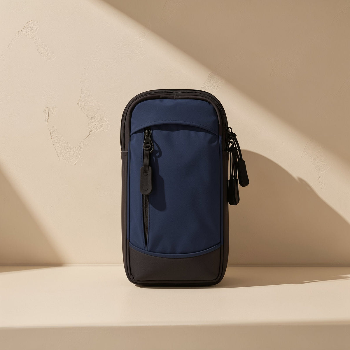 PU phone arm bag with a solid-color design - view 5