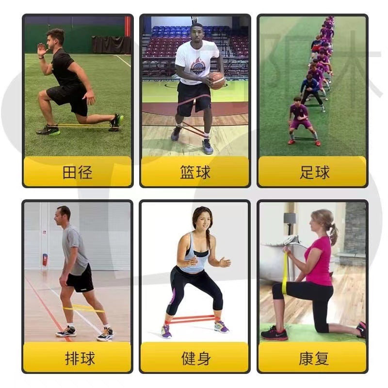 Football Basketball Yoga Stretch Belt Fitness Men and Women Core Strength Training Resistance Belt Tension Rope Back Stretch Rope - image 5