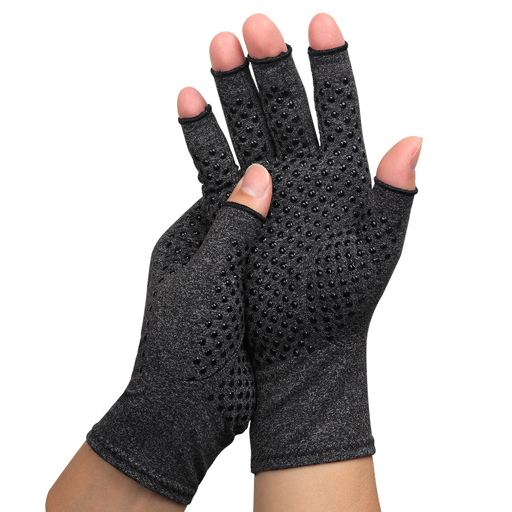 Outdoor Silicone Half-Finger Pressure Gloves for Cycling, Breathable Joint Care, Cycling Sports Fitness Gloves Wholesale - image 5