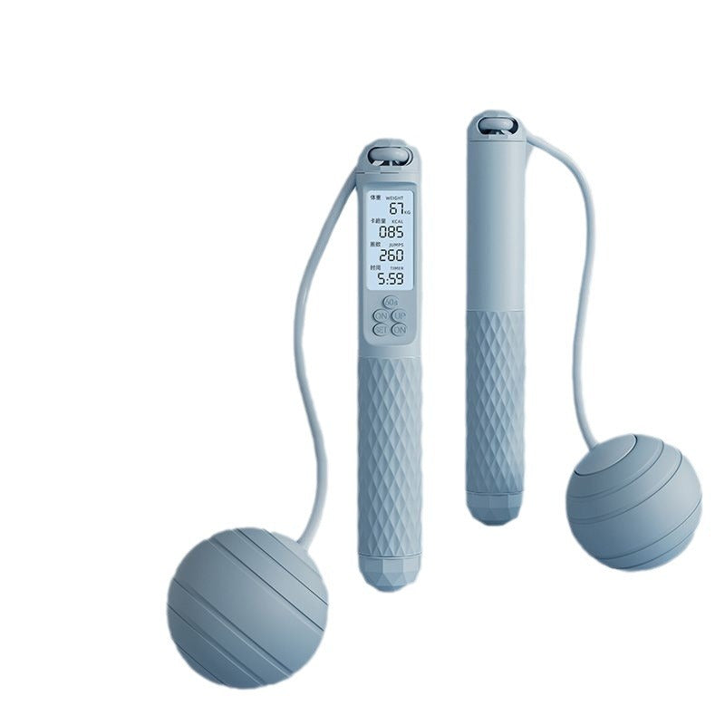 Cordless Skipping Rope Fitness Sports Special Counting Women's Professional Weight-Bearing Gravity Adult Rope - image 5