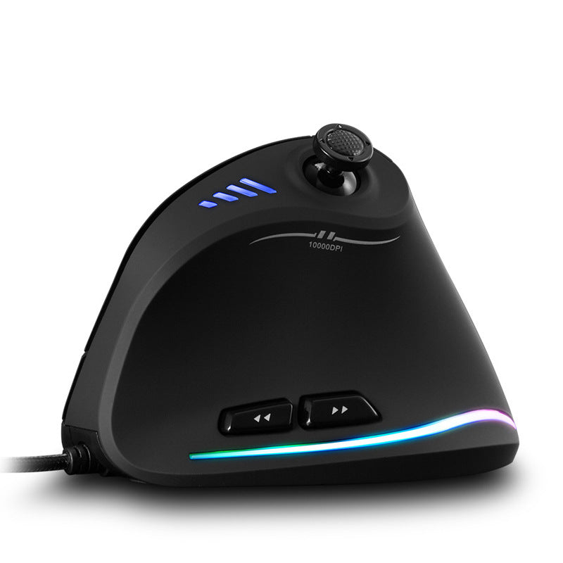 Ergonomic Rocker Vertical Gaming Mouse Special Wired Grip Custom Macro Programming Marquee - image 5