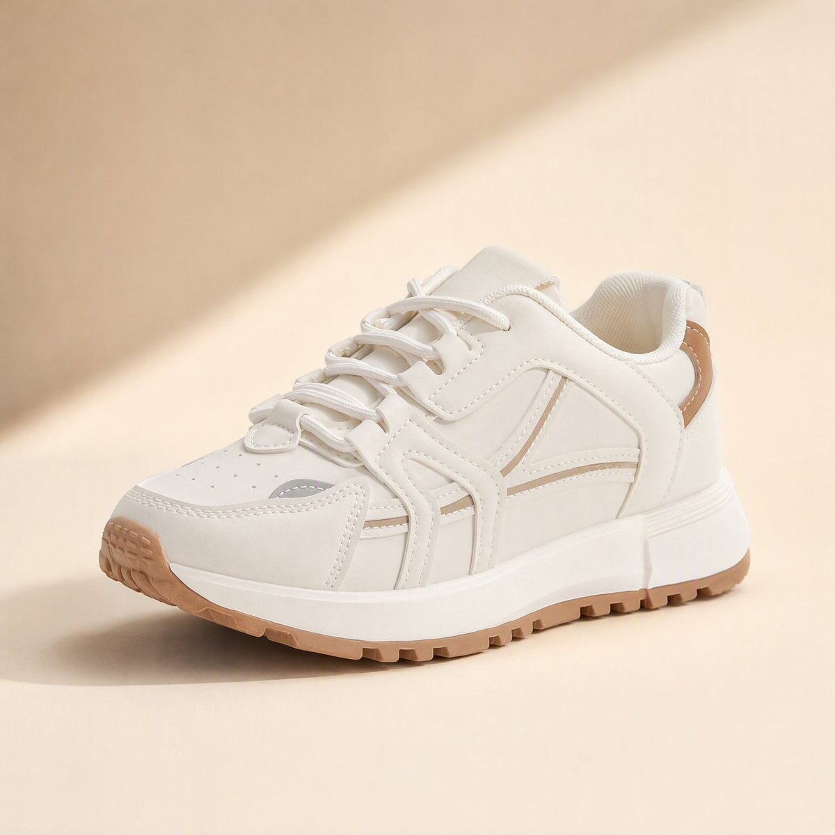 Women's PU running shoes with a low-ankle profile and round toe - view 5