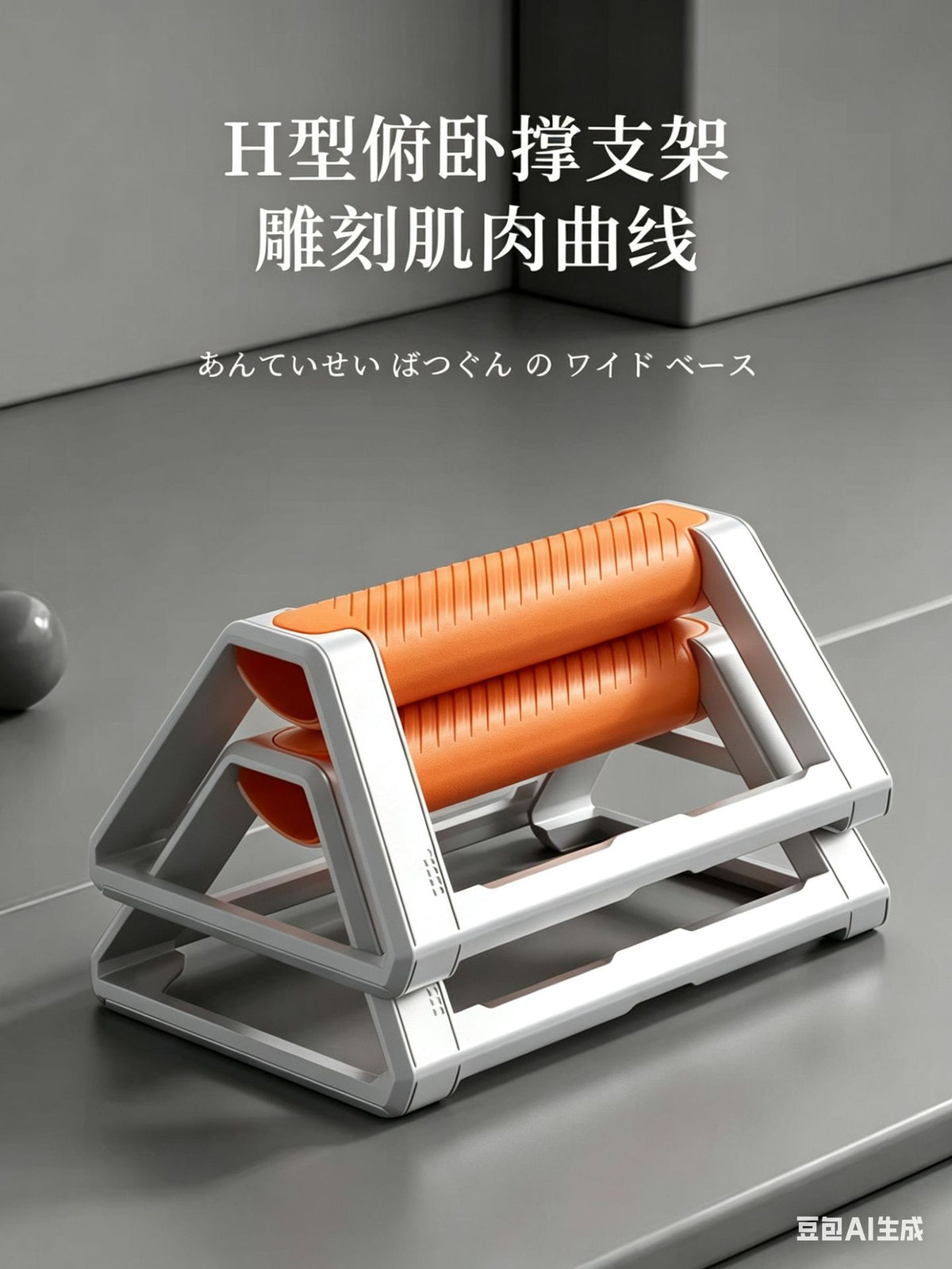 Push-up Bracket I-shaped H-shaped Training Rack Fitness Rack Flat Support Training Equipment Triangle Push-up Bracket - image 5