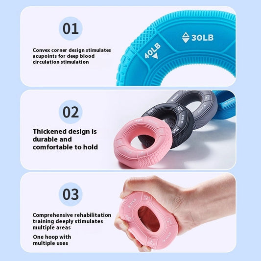 Silicone Grip Ring Decompression Decompression Building Up Arm Muscles…