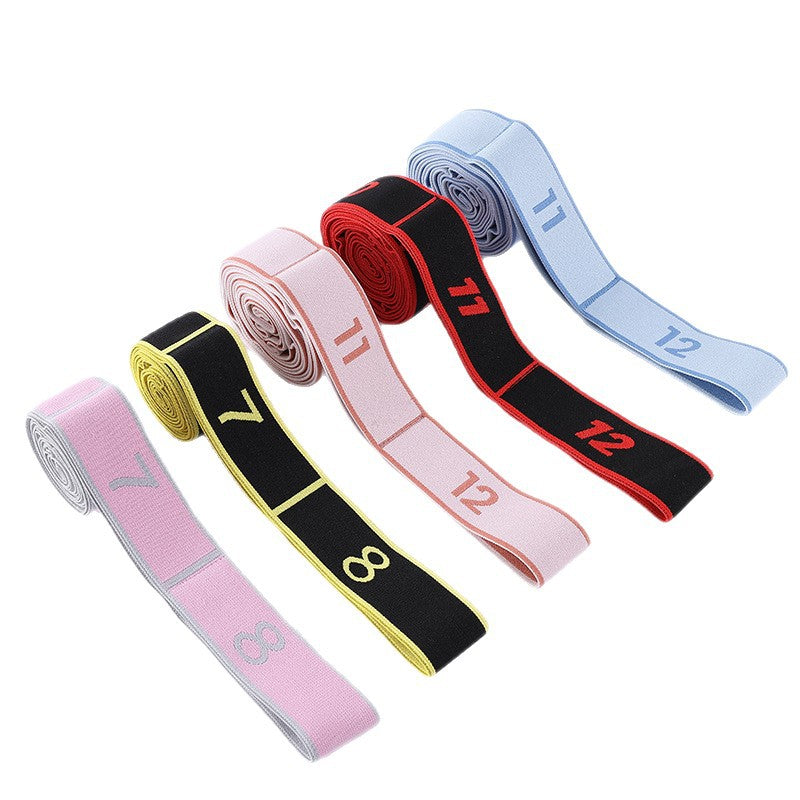Manufacturer Wholesale Yoga Elastic Bands, Convenient Segmented Adjustable Digital Elastic Bands, Children's Dance Elastic Bands - image 5