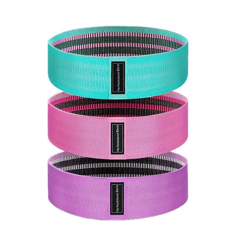 Workout Fabric Resistance Band Men's and Women's Sports Band Leg Hip Lips Band Yoga Pilates Fitness Band - image 5