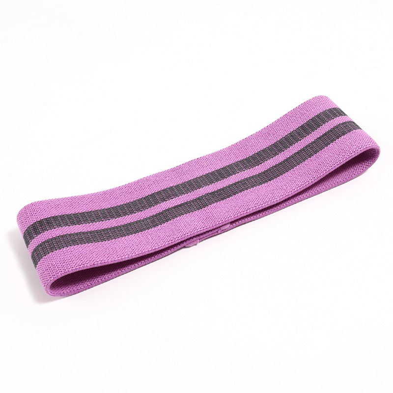 Sports Knitted Fitness Stretch Elastic Band Resistance Band Strength Training Pull Band Leg Training Hip Training Yoga Elastic Band Circle - image 5