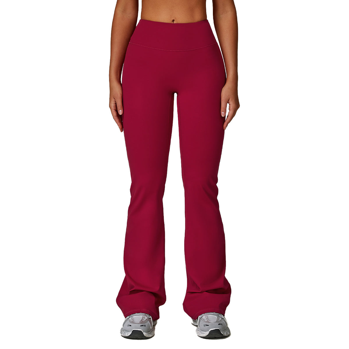 Zechuang Cross-border Sanding High Waist Yoga Trousers Tight Wide Leg Bell Pants Running Sports Fitness Micro-pants 5061 - image 5