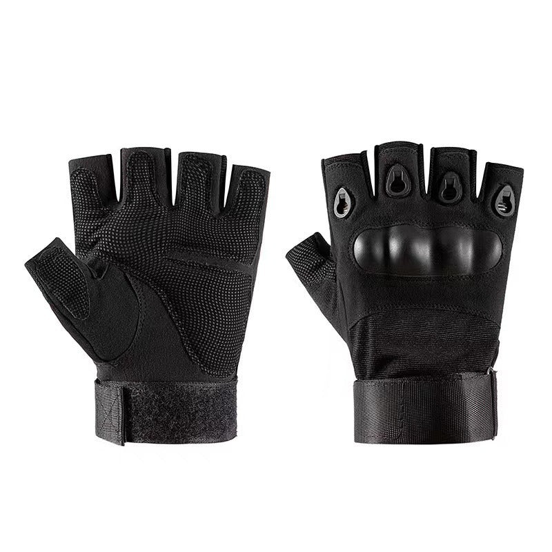 Half-Finger Tactical Gloves Men's Outdoor Cycling Sports Non-Slip Wear-Resistant Mountaineering Fitness Training Full-Finger Gloves - image 5