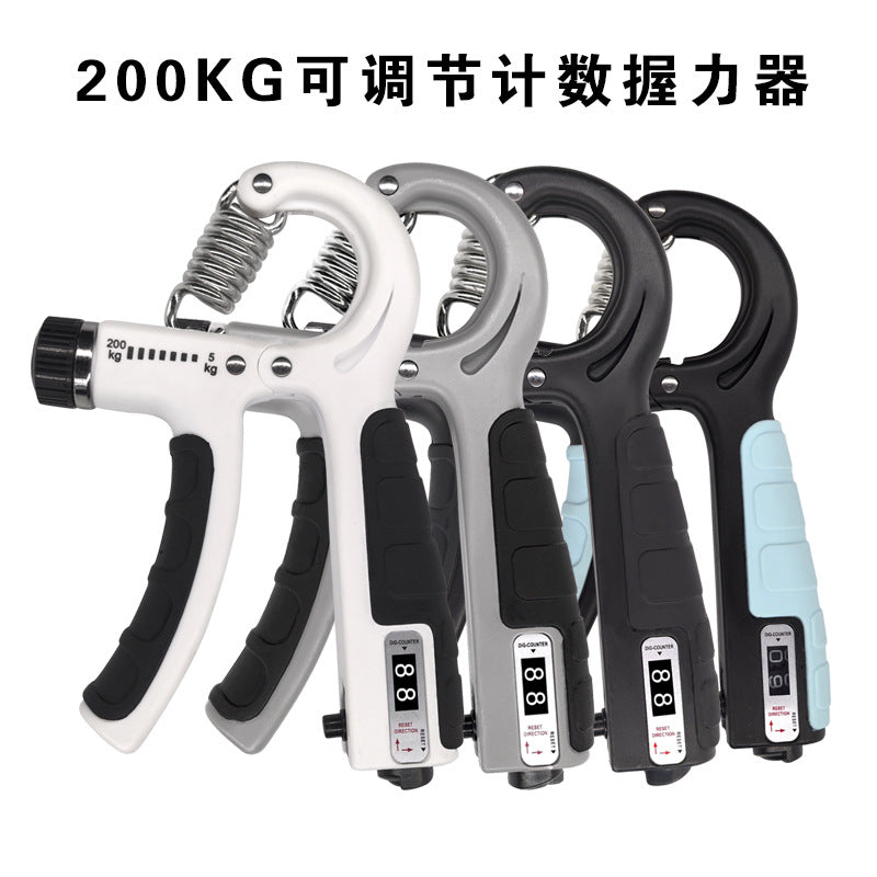 Grip Strengthener 200kg Enhanced Adjustable Counting Finger Trainer Decompression Exercise Fitness Hand Strength Training - image 5