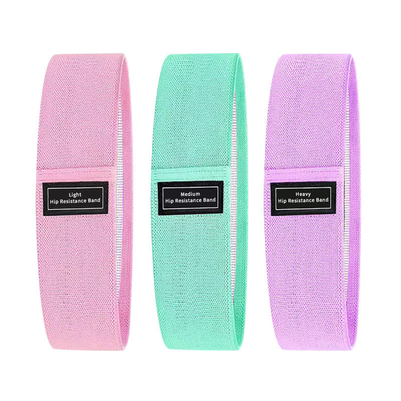 Cross-Border Popular Fitness Elastic Band for Hip Training, Resistance Band, Knitted Women's Yoga Stretching Training, Hip Circle, Beautiful Hip Belt - image 5