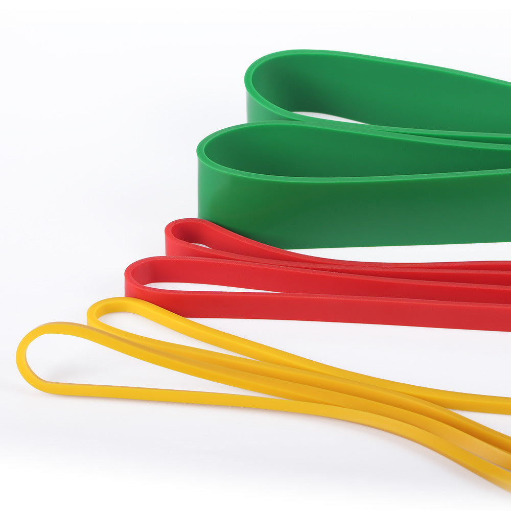 Tpe 2080 Yoga Resistance Band Fitness Track and Field Training Resistance Band Multifunctional Chest Shaping Resistance Device Thick Loop - image 5