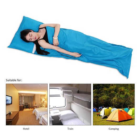 Lightweight Sleeping Bag with a Pillowcase