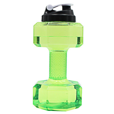 CAKEHOUD 2.2L Dumbbells Shaped Plastic Big Large Capacity Gym Sports Water Bottle Outdoor Fitness Bicycle Kettle Free Shipping