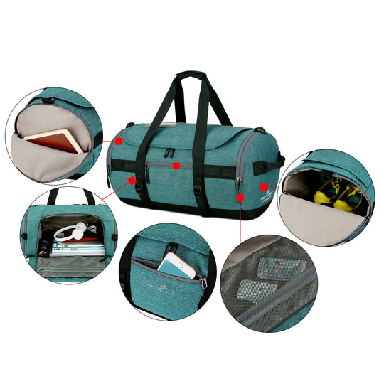 Large Gym Bag with Multiple Compartments & Shoes Storage