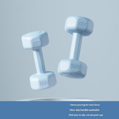 Rubber-coated Dumbbell Pair