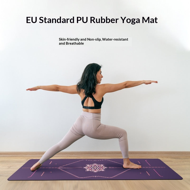 Professional Non-Slip PU Natural Rubber Yoga Mat