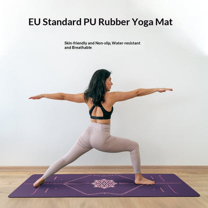 Professional Non-Slip PU Natural Rubber Yoga Mat
