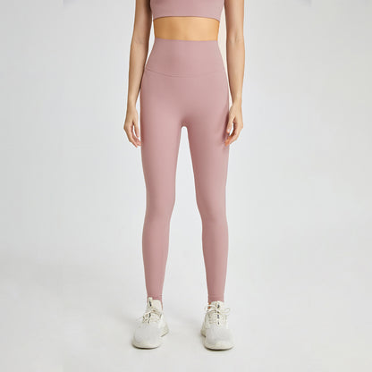 Seamless Yoga Pants with No Underwear Needed, Peach Lift, Tight-Fitting Sports Fitness Pants with Back Pocket - image 3