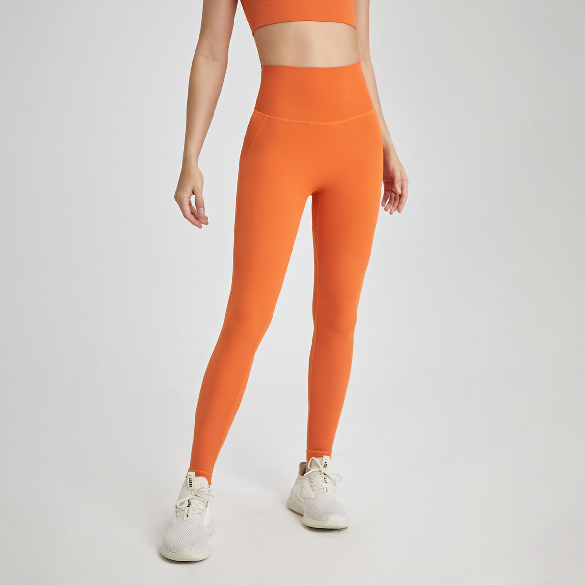 Seamless Yoga Pants with No Underwear Needed, Peach Lift, Tight-Fitting Sports Fitness Pants with Back Pocket - image 4
