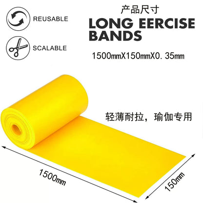 Yoga Tension Sheet Body Beauty Home Beginner Stretching Training Women's Fitness Latin Dance Elastic Rope Resistance Band - image 4