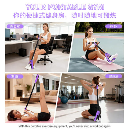 Cross-Border Fitness Pedal Resistance Band, Foot Resistance Band, Elastic Rope for Men and Women, Leg Training, Slimming, Strength Training Resistance Band - image 4