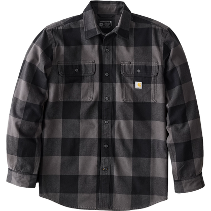 Men's Heavyweight Flannel Long Sleeve Plaid Shirt