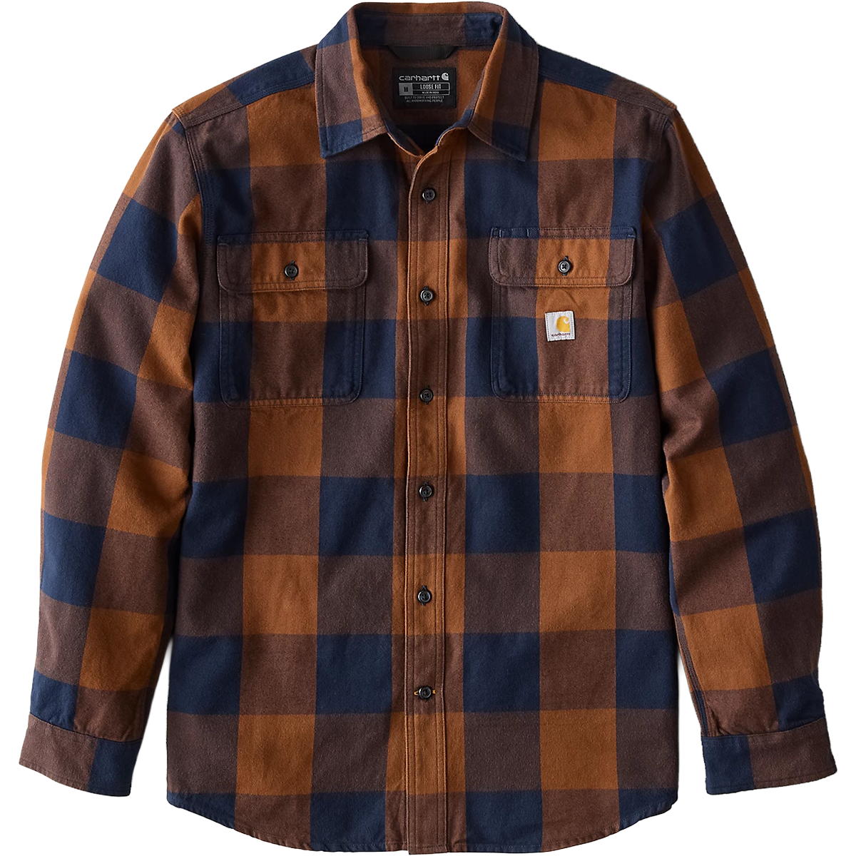 Men's Heavyweight Flannel Long Sleeve Plaid Shirt