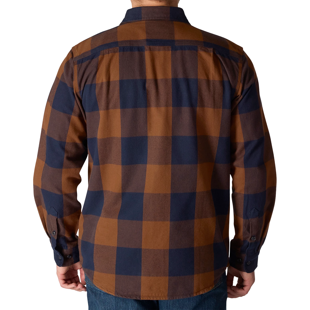 Men's Heavyweight Flannel Long Sleeve Plaid Shirt