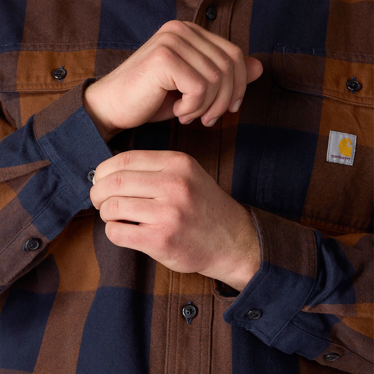 Men's Heavyweight Flannel Long Sleeve Plaid Shirt