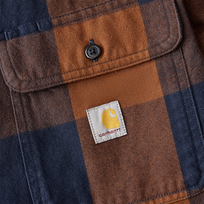 Men's Heavyweight Flannel Long Sleeve Plaid Shirt