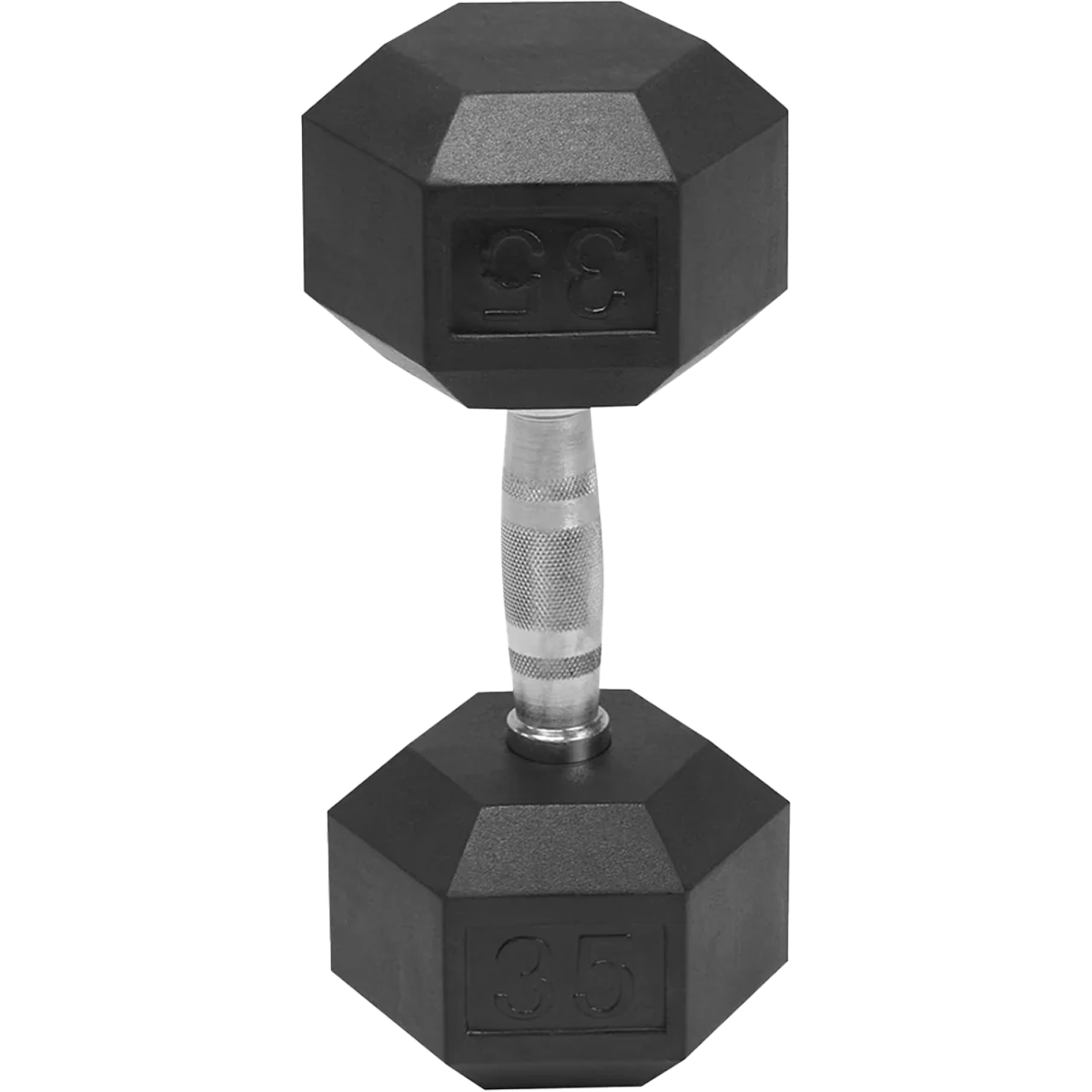 Rubber Hex Dumbbell 50 lb