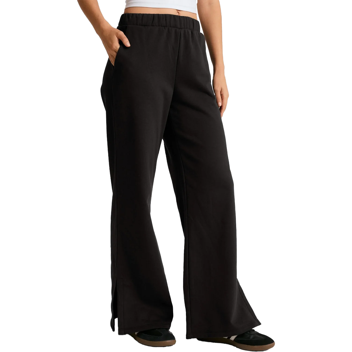 Women's Luxe Fleece Wide Leg Pant