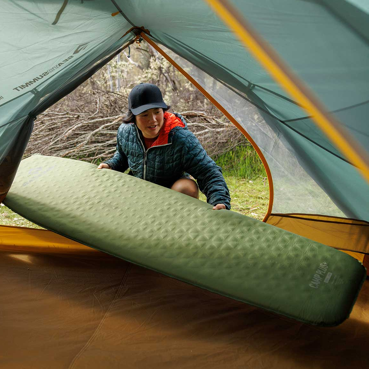 Camp Plus Self-Inflating Mat Large Rectangular