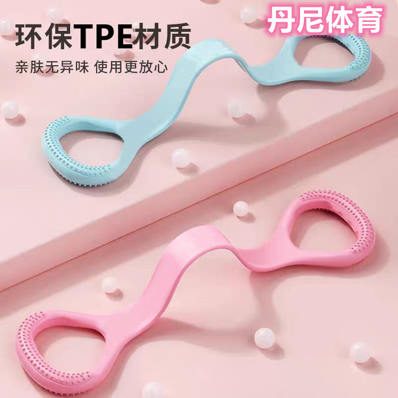 Figure-Eight Resistance Band for Back Training, Elastic Rope for Exercise, Stretching Rope, Back Training Resistance Rope, Resistance Band, Figure-Eight Resista - image 2