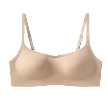Thin Cup Adjustable Seamless Bra for Women with Small Busts, Push-Up and Anti-Sagging, Wireless, Comfortable and Breathable Bra - image 5