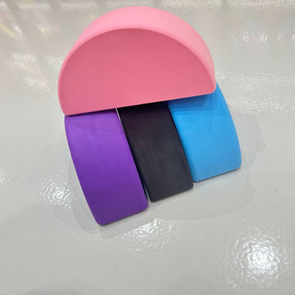 Curved Balance Moon Brick Solid Core Exercise Tool for Maintaining Balance Yoga Aid Semi-Circular Non-Slip Training Yoga Brick - image 3
